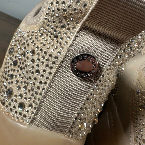 STEVE MADDEN Ganzo Maxima‎ Peach Embelished Chunky Sneakers Womans 9 - Picture 10 of 13